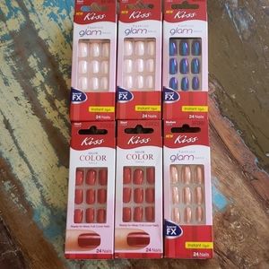 Kiss Fashion Glam Nails set of six
